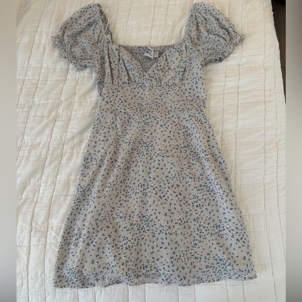 Princess Polly Blue Floral Mini Dress